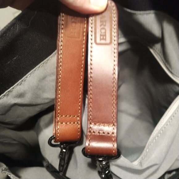 ARCH The Original Arch Bag Black Large Canvas & Leather Bag - Picture 9 of 15